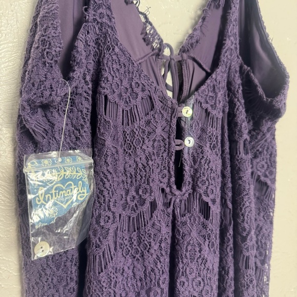 Free People Midnight Violet Mini Dress - Picture 4 of 9